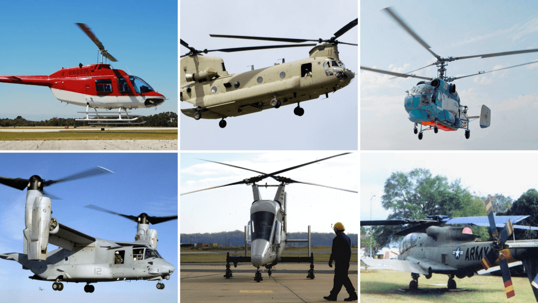Different Types of Helicopters - Full