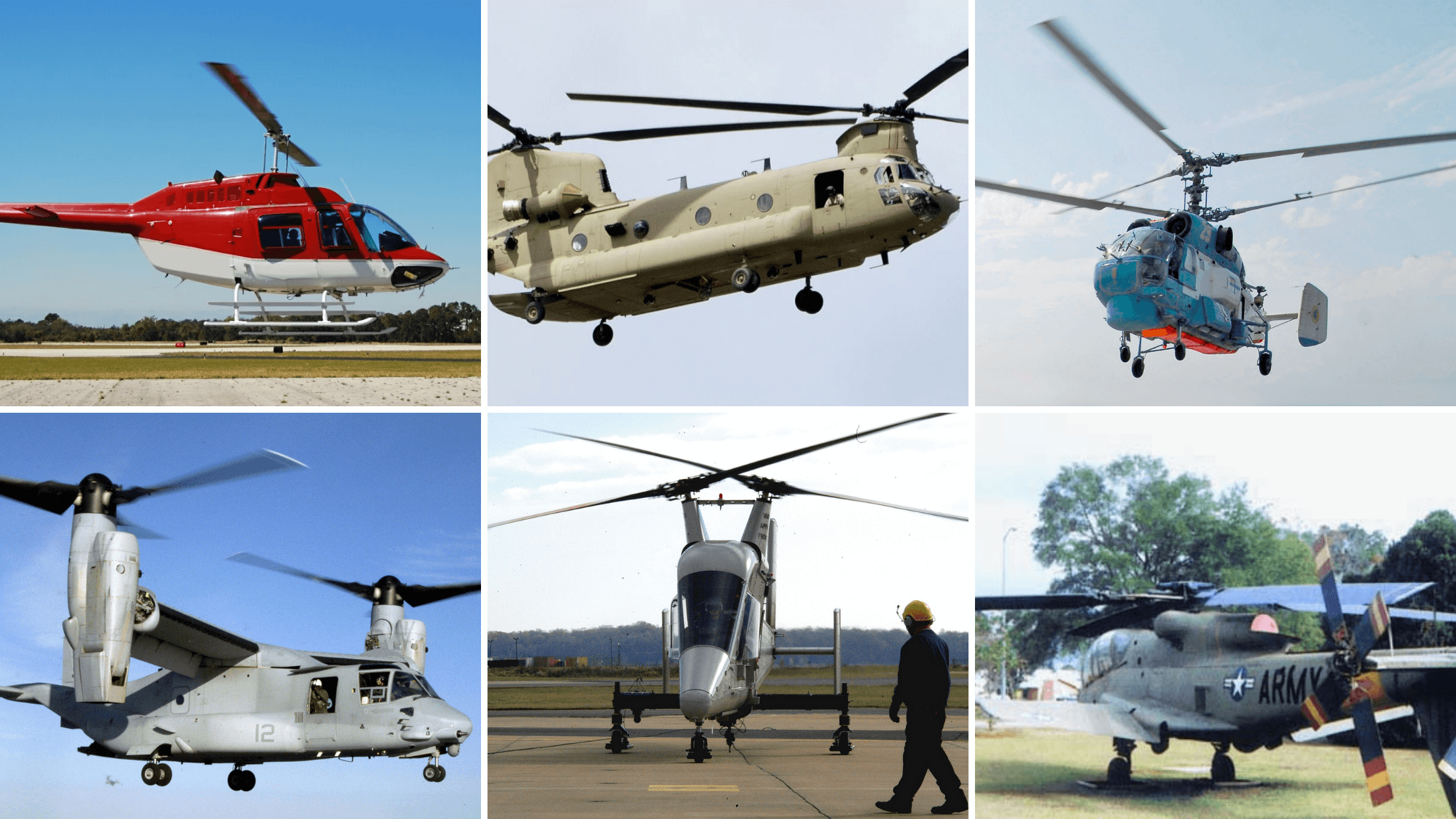 Different Types of Helicopters - Chopper Spotter