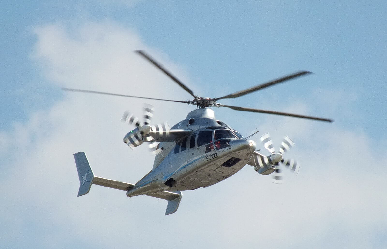 The Eurocopter X³—the fastest helicopter in the world.